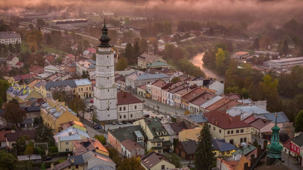 Biecz z lotu ptaka. Autor: Marcin Jucha/shutterstock.com