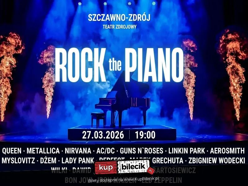 Rock the Piano w Teatrze Zdrojowym w Szczawnie-Zdroju