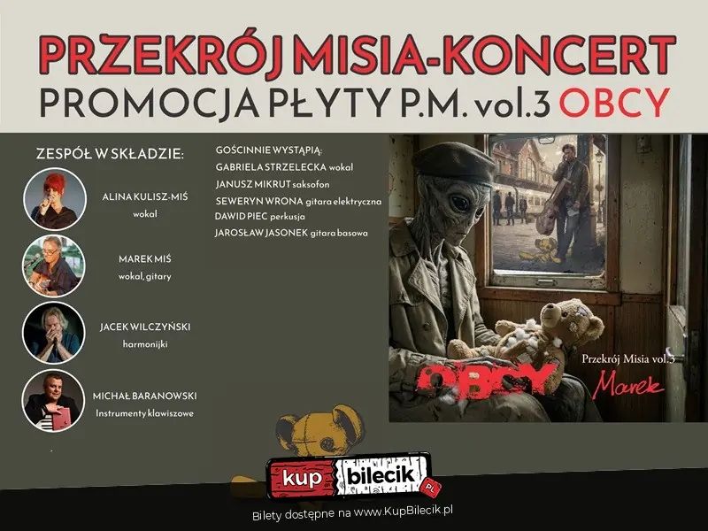 Przekrój Misia - promocja płyty P. M. vol. 3 Obcy
