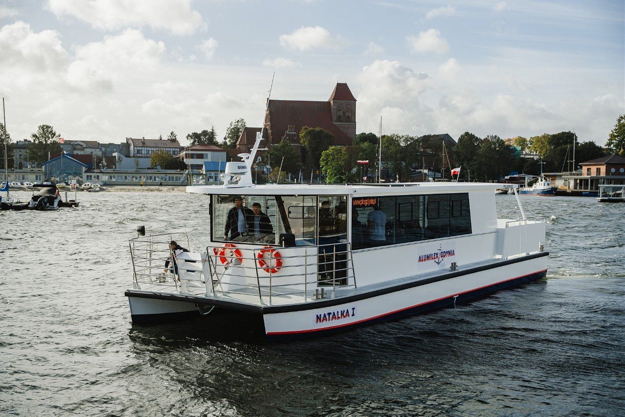 Nowy tramwaj wodny Puck-Chałupy. Żródło: Gmina Puck.