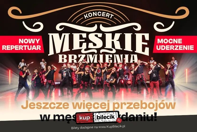 NOWA TRASA KONCERTOWA i jeszcze więcej wielkich przebojów w męskim wydaniu!