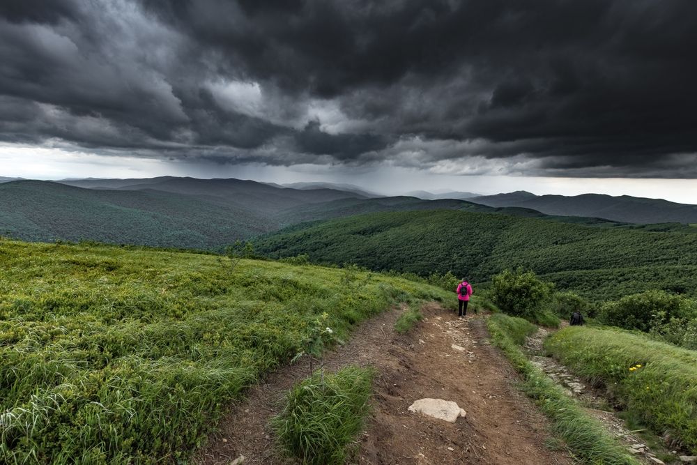 Widok na Bieszczady od strony Małej Rawki. Autor: Maciej Pawlik/shutterstock.com