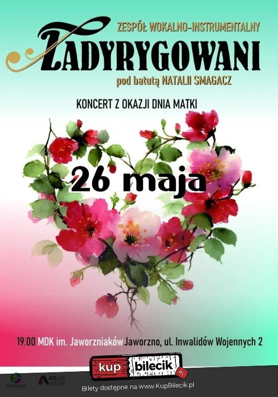 Koncert zespołu wokalno-instrumentalnego Zadyrygowani z okazji Dnia Matki