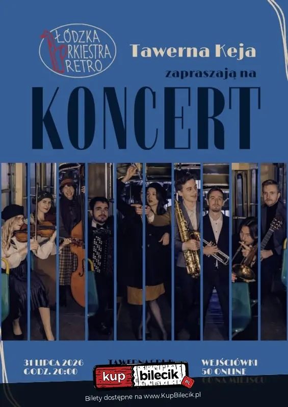 Łódzka Orkiestra Retro w Tawernie Keja