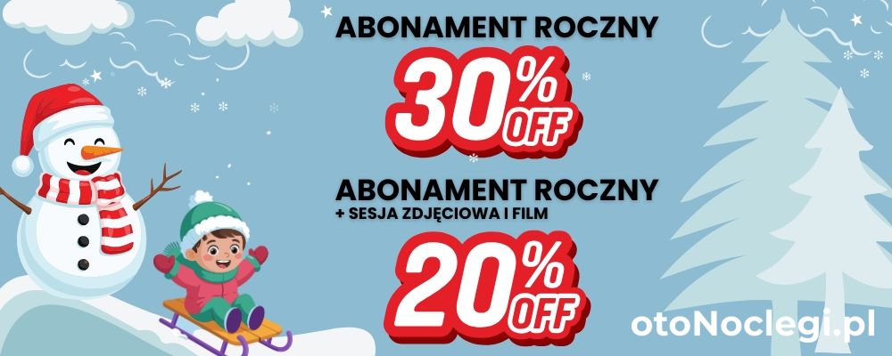Zimowa promocja w otoNoclegi.pl: nawet 30% taniej na abonament 12-miesięczny - zdjęcie główne