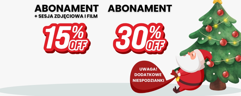 🎅 Mikołajkowa promocja Otonoclegi: roczny abonament taniej nawet o 30%!