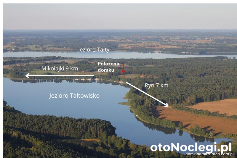 Domek przy lesie nad jeziorem Tałtowisko (1)