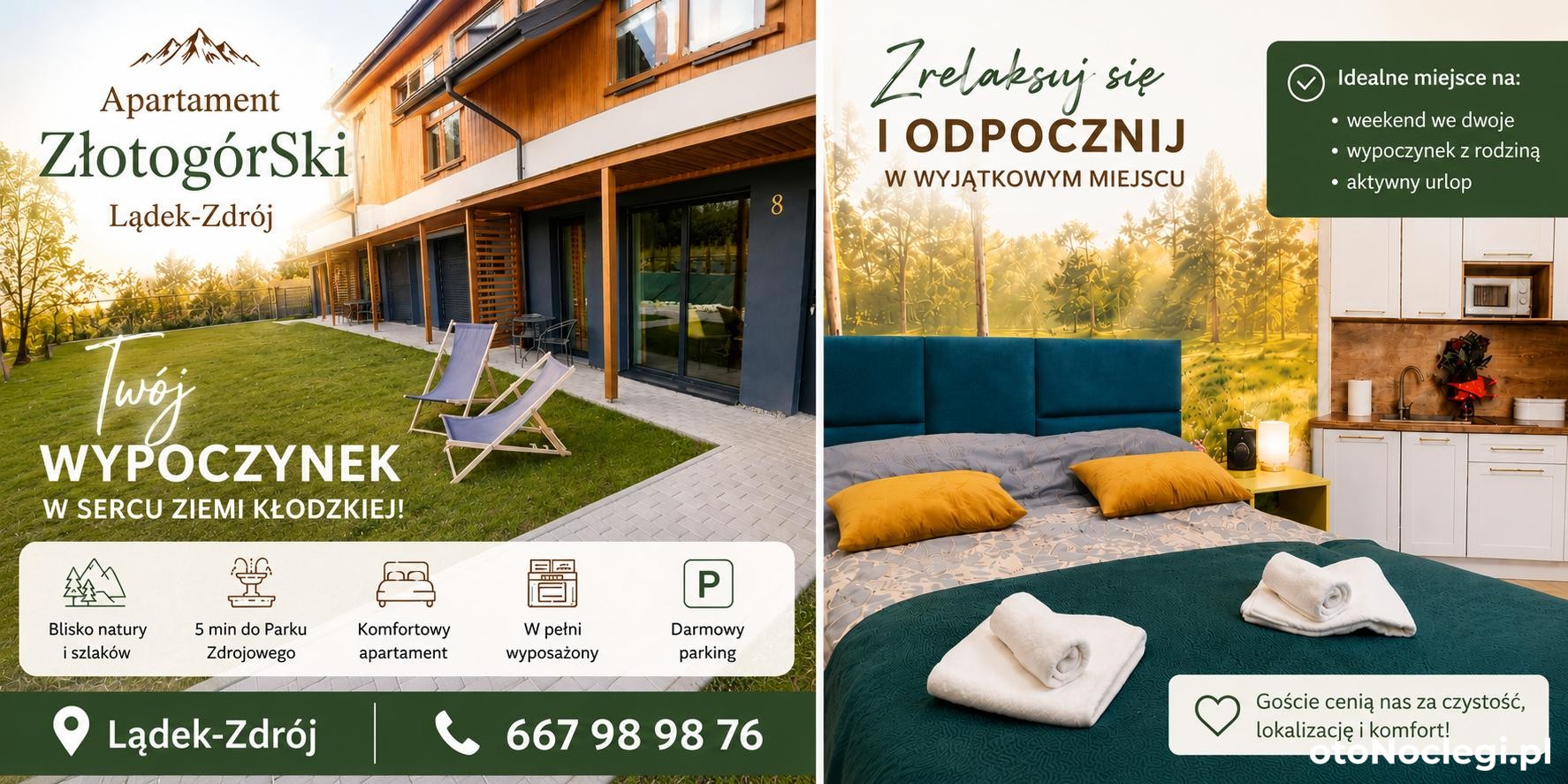 Apartament Złotogórski – Lądek-Zdrój  (1)