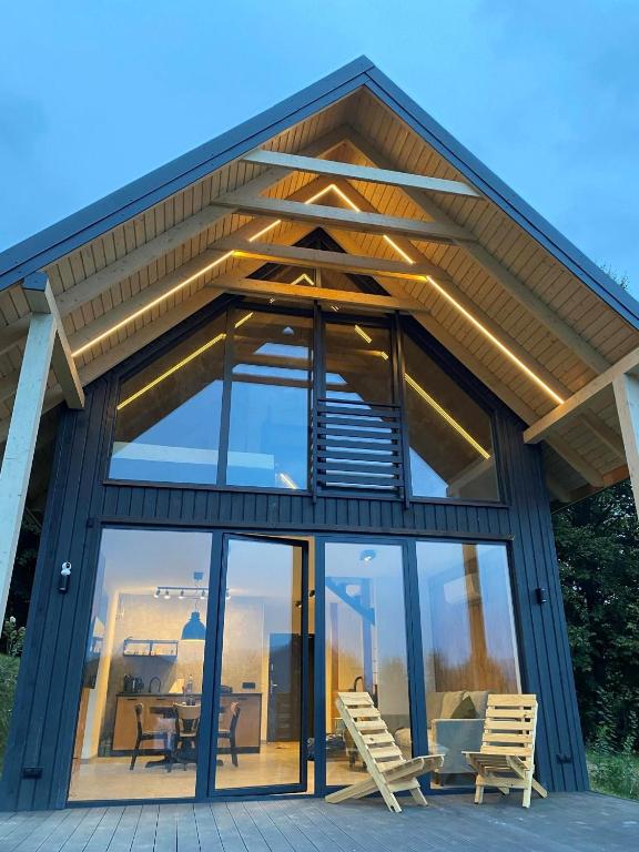 Domek 6 osobowy i wspólna sauna