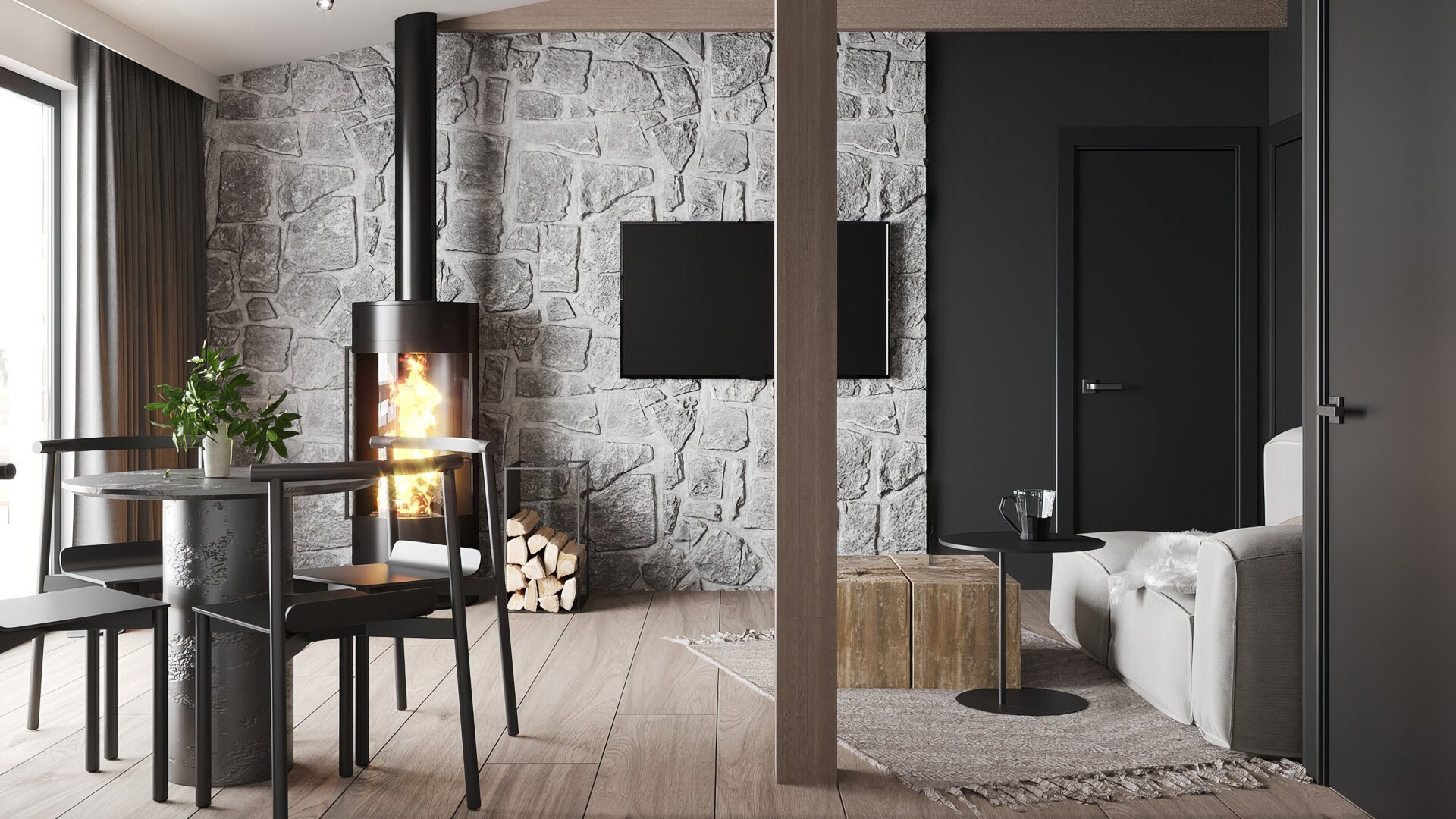 Apartament Fuleda z jedną sypialnią (Piętro)