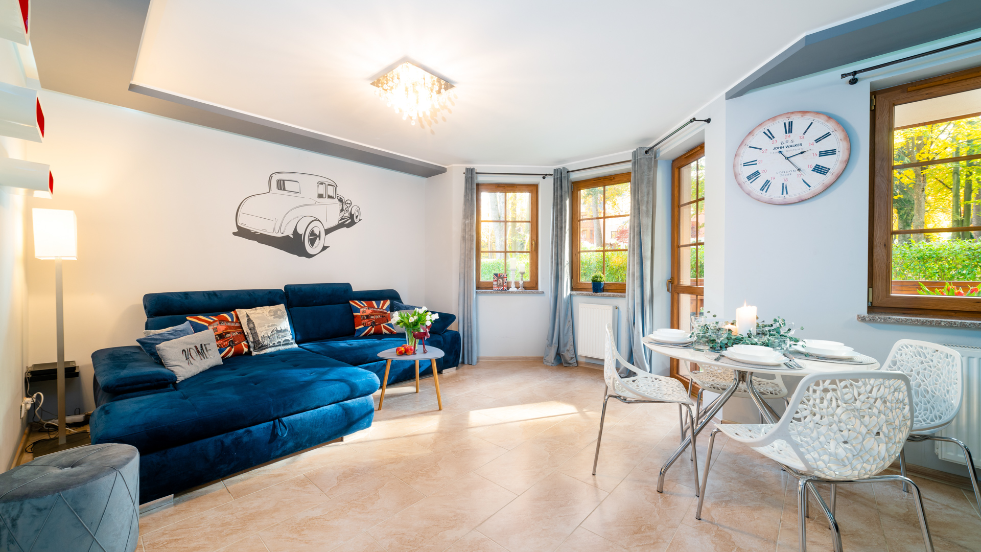 Apartament 4 osobowy z widokiem na park