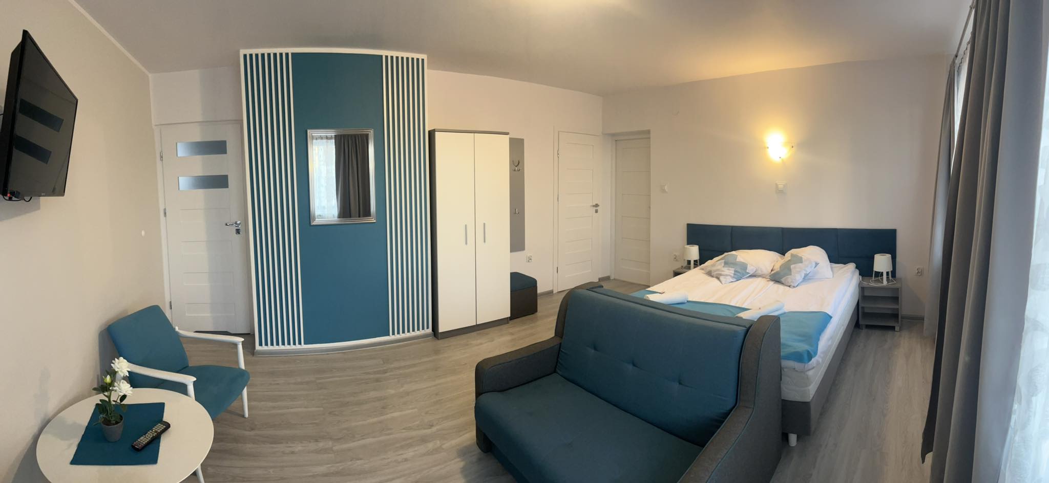 Apartament 2-3 osobowy na I piętrze z kuchnią i tarasem