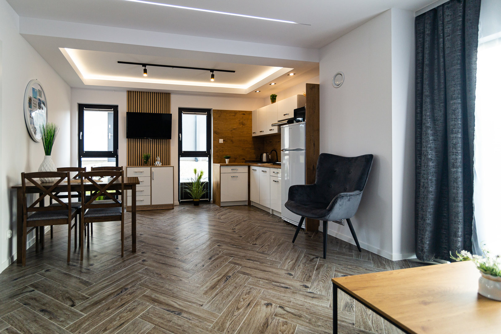 Apartament 6 osobowy z 2 sypialniami i tarasem