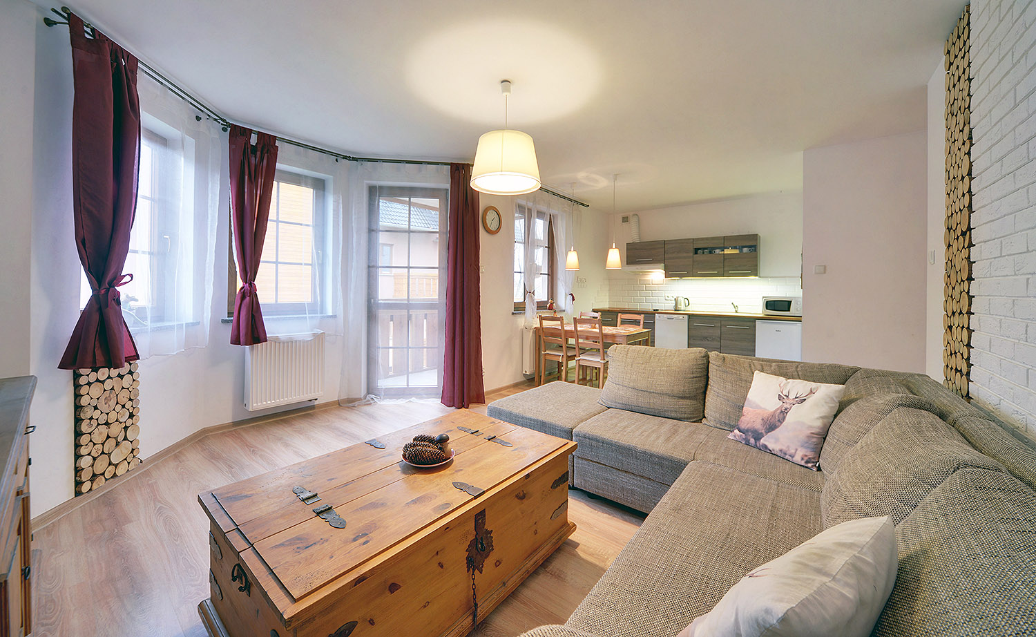 Apartament 4 osobowy z balkonem