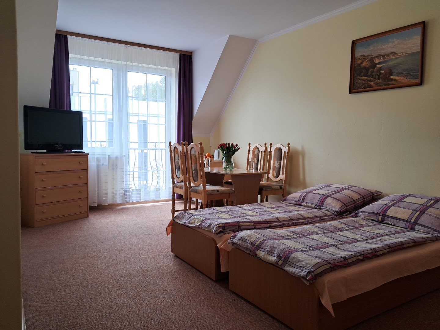 Pokój 3 osobowy z balkonem