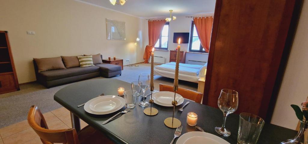 Apartament z widokiem na ogród