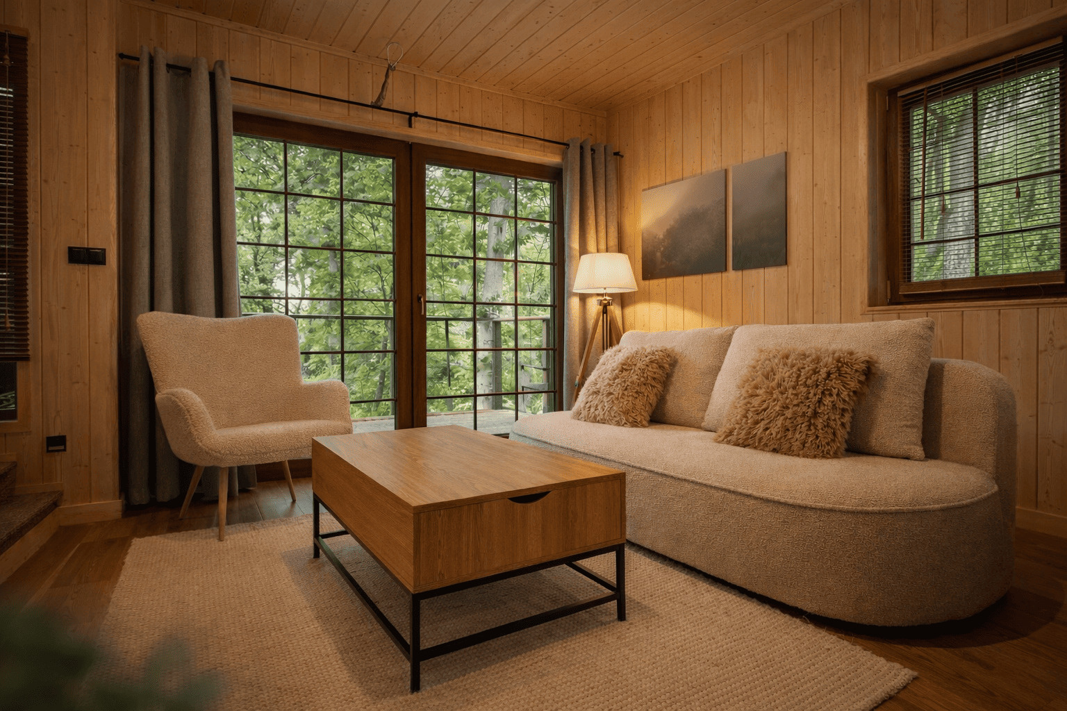 Apartament Leśny F z widokiem na las