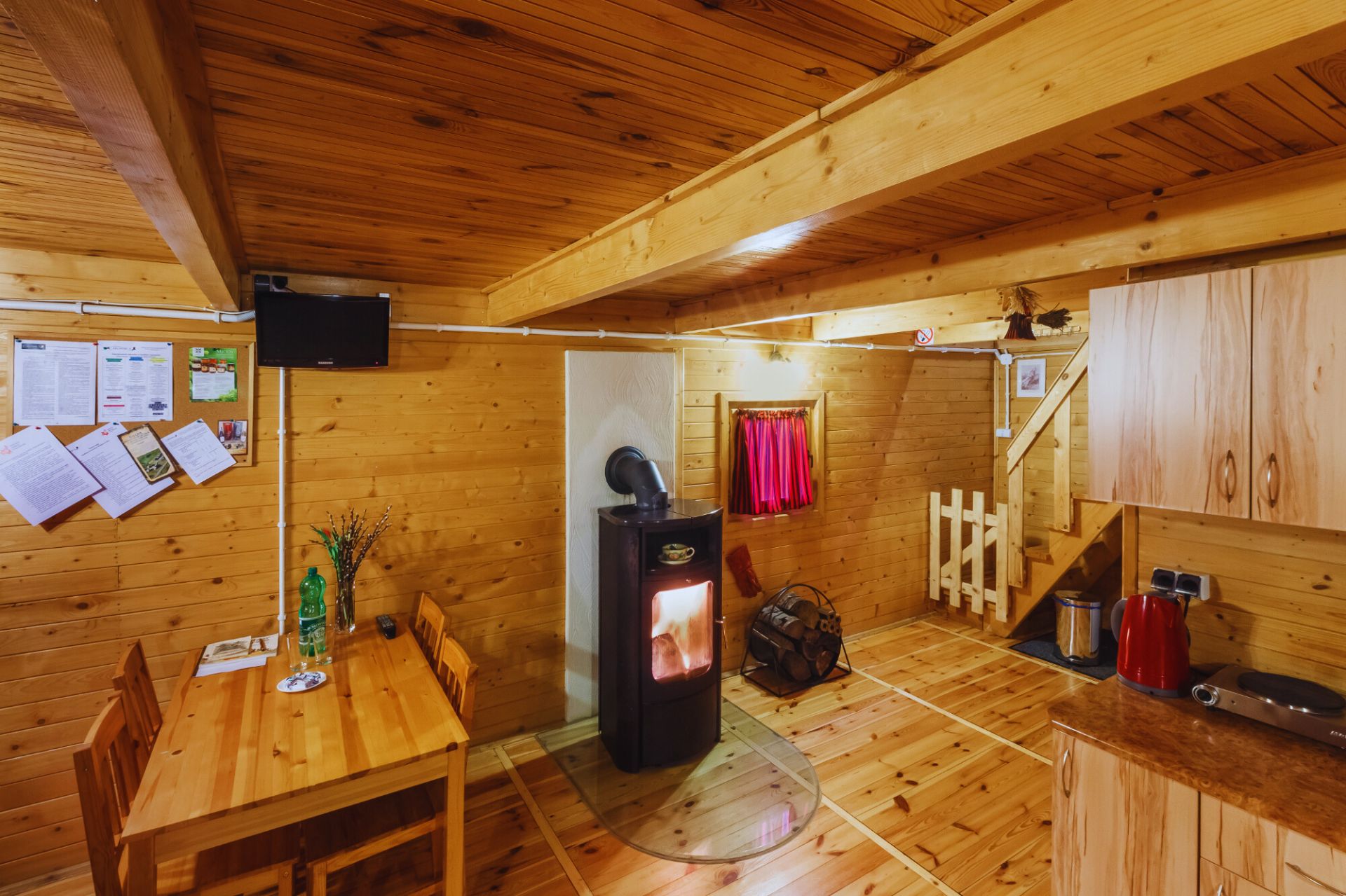 Domek Piętrowy z sauną i kominkiem