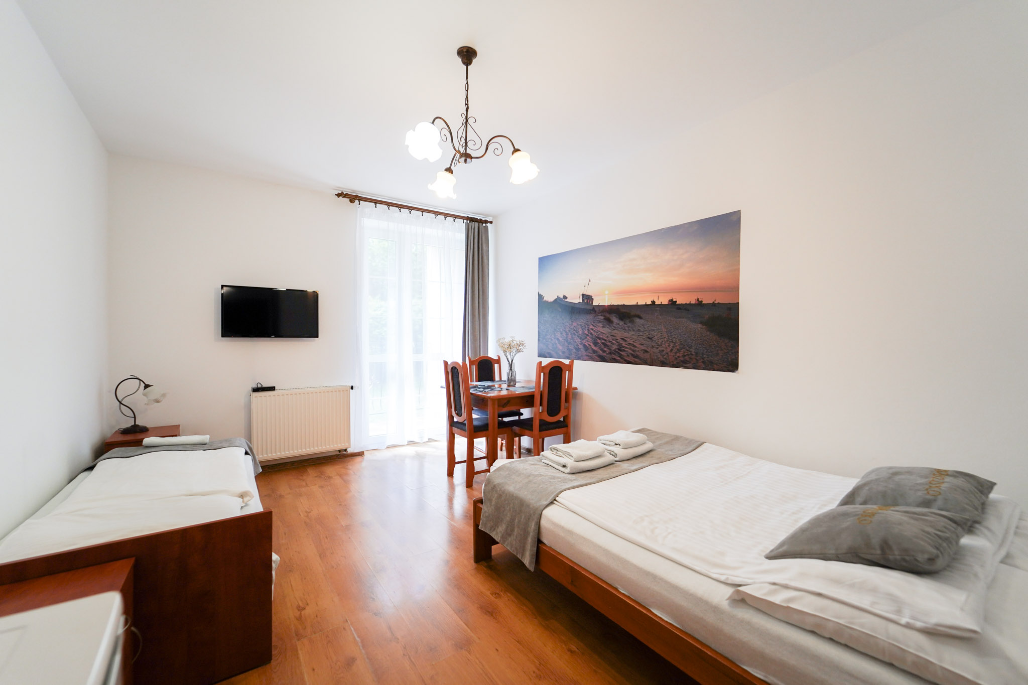4 Pokoje 3 osobowe z balkonem 22m2