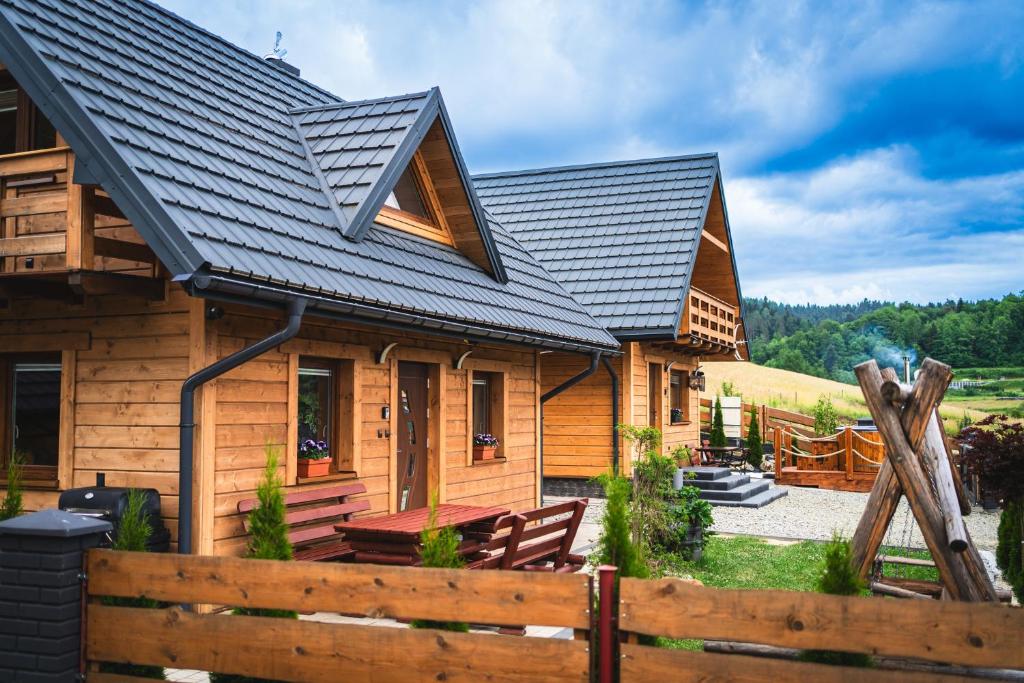 Domek  całoroczyny z kominkiem 7 osobowy