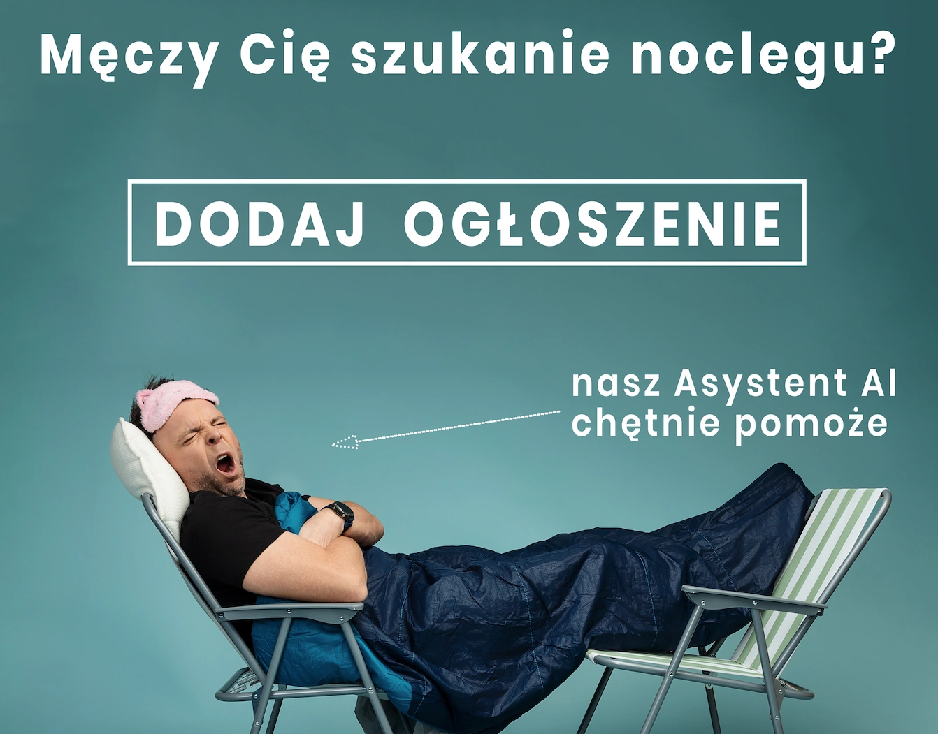 Dodaj ogłoszenie o poszukiwaniu noclegu